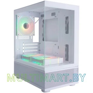 Корпус 1stPlayer MIKU Mi2-A ARGB White (Mi2-A-WH-2FC7R-W-1FC7-W)